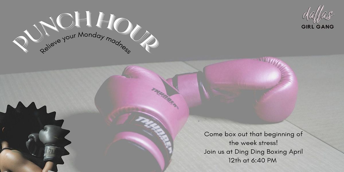 Punch Hour with Ding Ding Boxing, Ding Ding Group Boxing, Dallas, 12