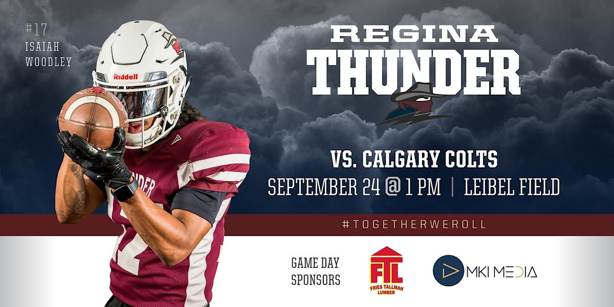 Regina Thunder VS Calgary Colts Leibel Field Regina 24 September regina-thunder-vs-calgary-colts-leibel-field-regina-24-september