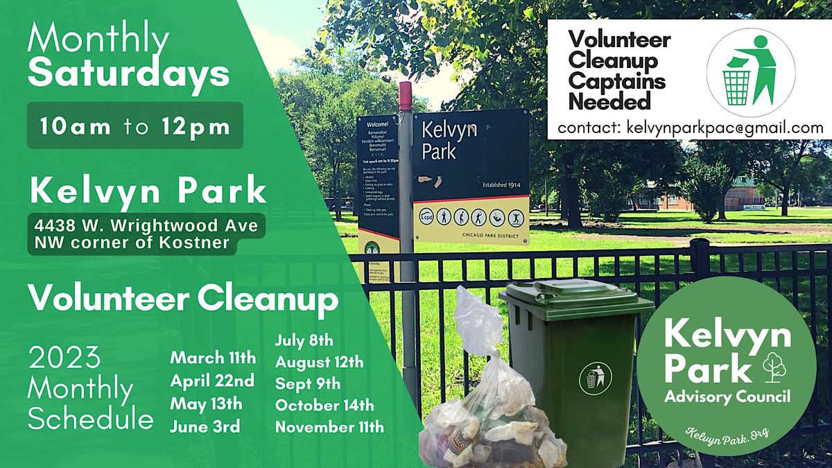 Cleanup at Kelvyn Park, Kelvyn Park, Chicago, 3 June 2023 AllEvents.in