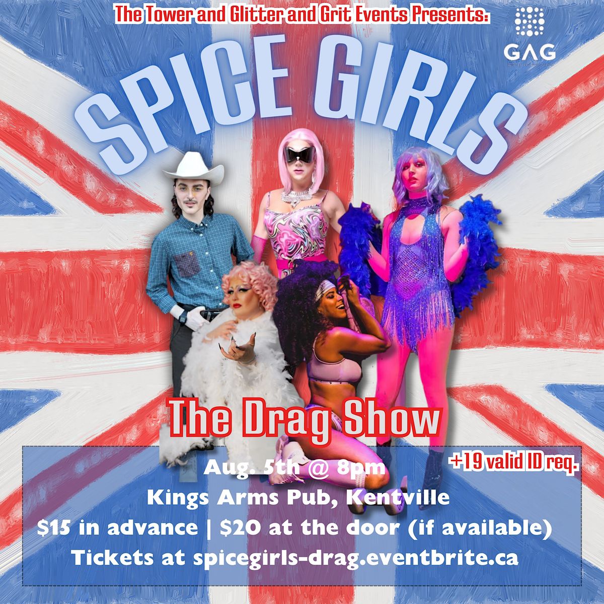 Spice Girls The Drag Show, King's Arm Pub, Kentville, 5 August to 6 August AllEvents.in