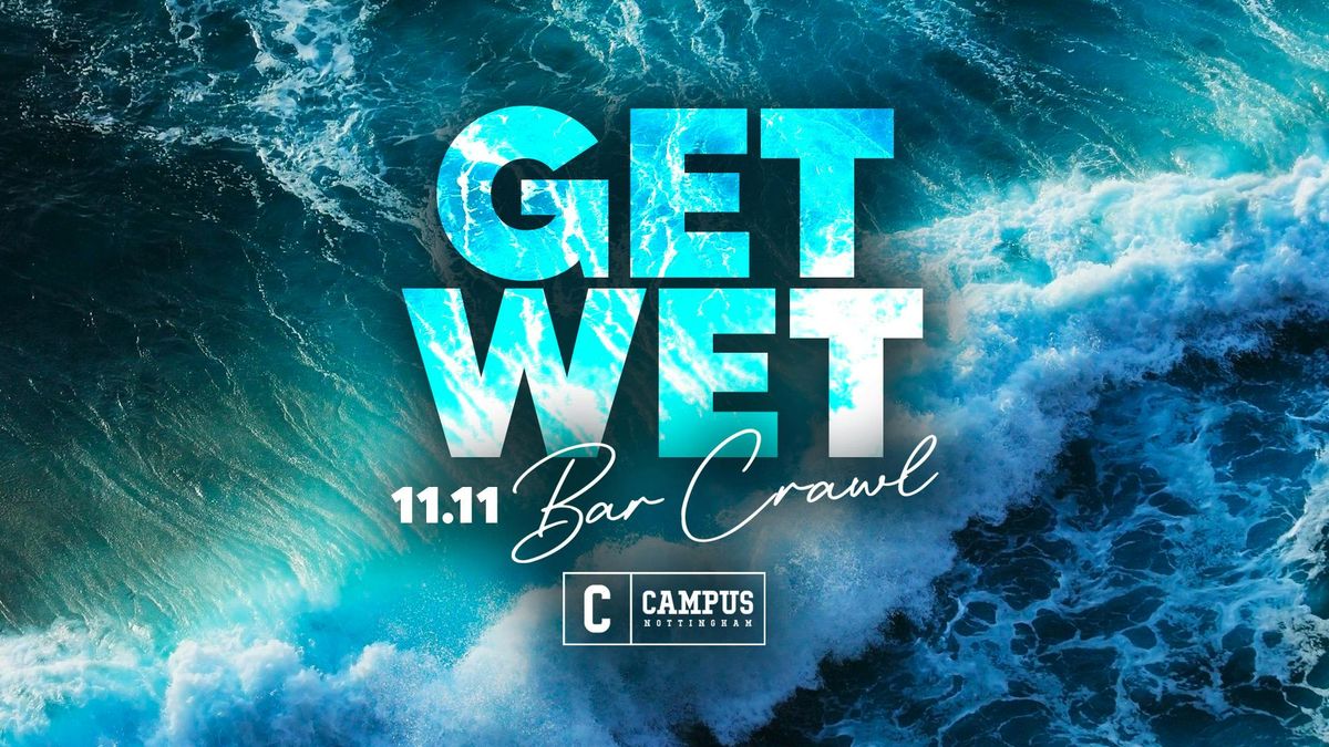 Get Wet Bar Crawl, 11 November | Event in Nottingham | AllEvents