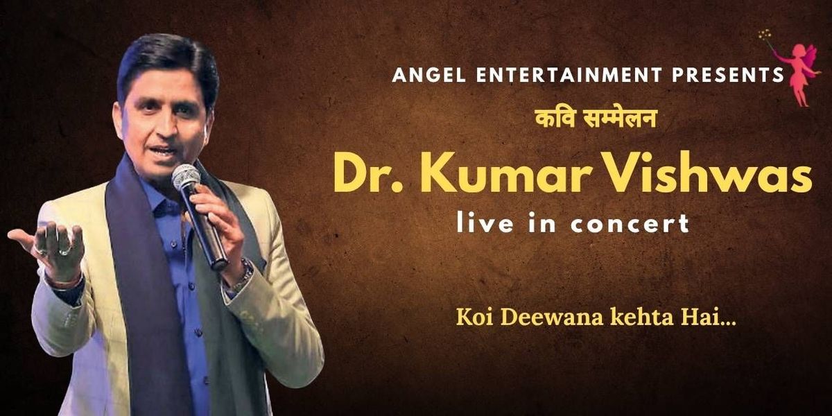 Dr. Kumar Vishwas live in Kavi Sammelan Concert — event poster