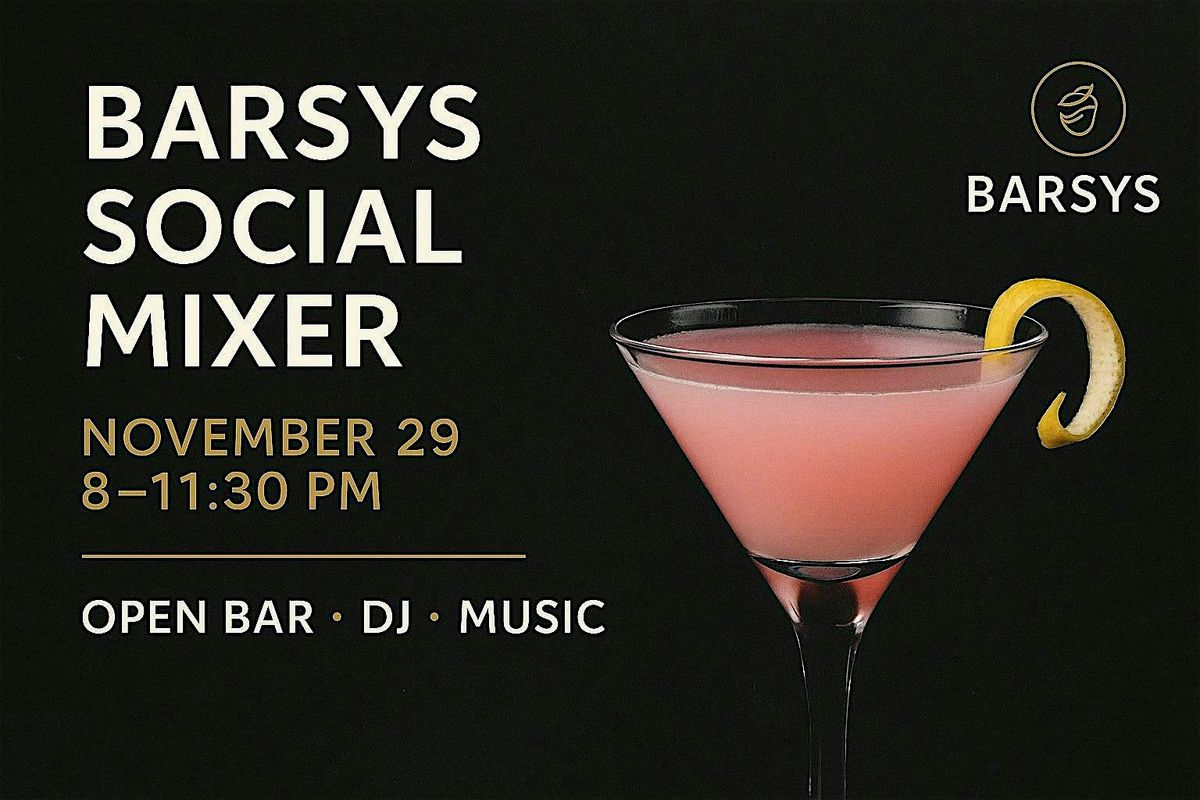 BARSYS: The Elevated Hour, 29 November | Event in New York | AllEvents