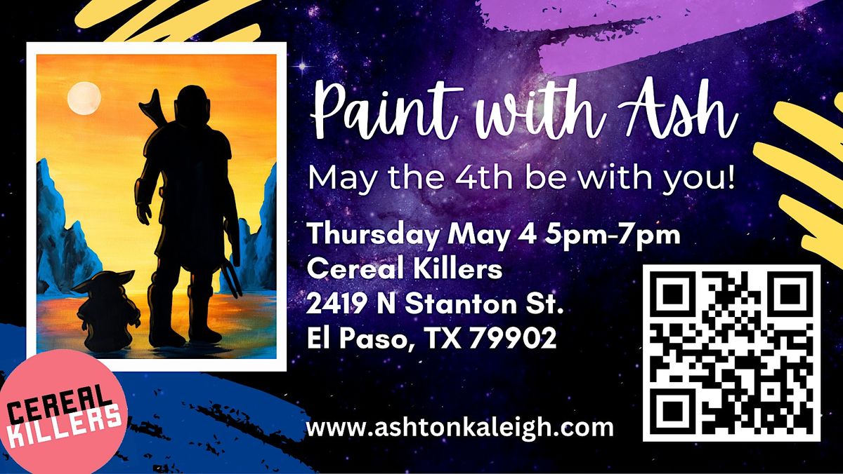 Paint With Ash at Cereal KillersMandy and the Kid, Cereal Killers, El