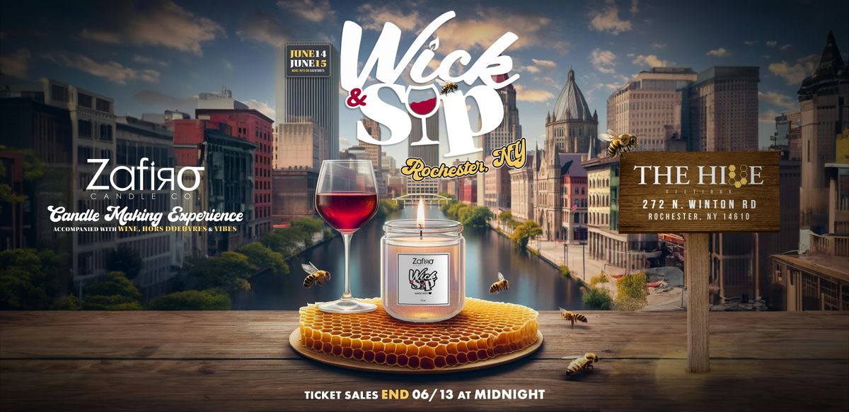 Wick & Sip: Candle Making Experience in Rochester, NY, The Hive ...