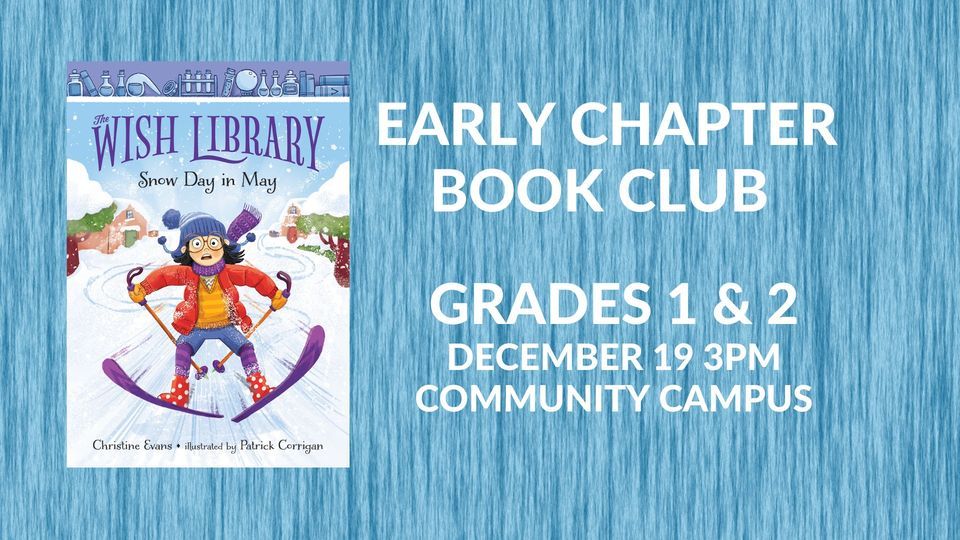 Early Chapter Book Club -- Grades 1 & 2, Community Campus, Portsmouth ...