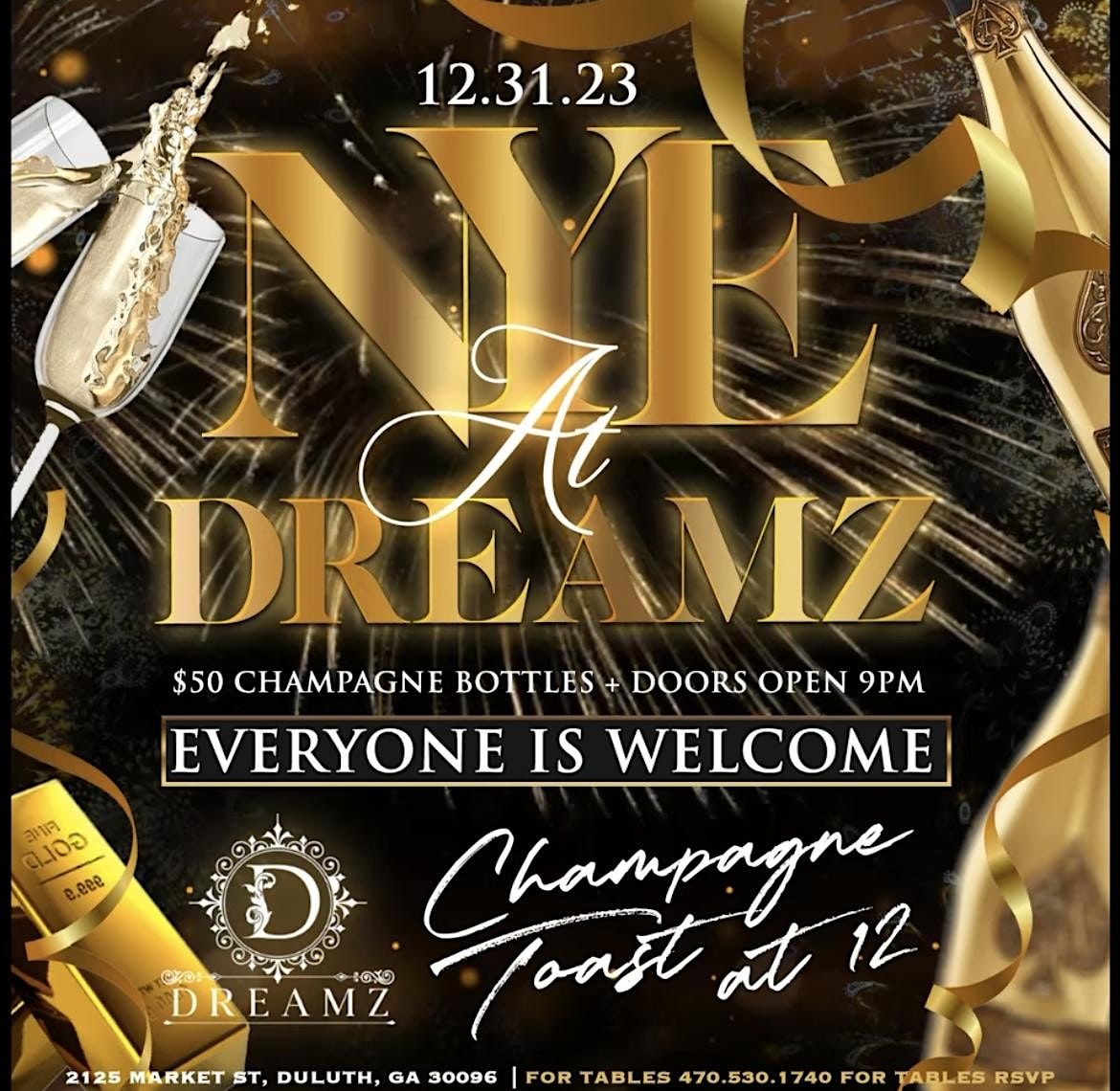 NYE COUNTDOWN CELEBRATION AT DREAMZATL, Dreamz Restaurant And Lounge