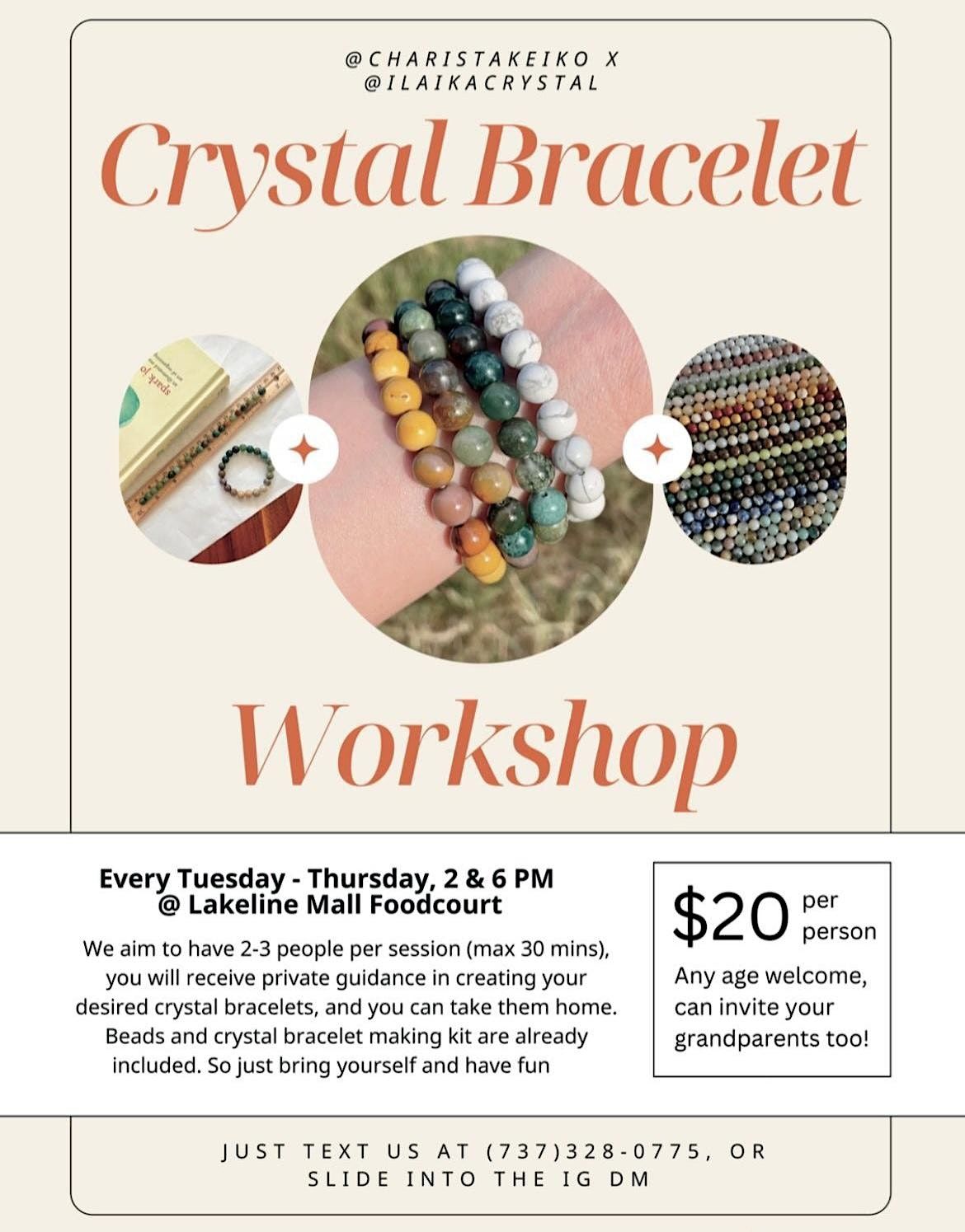 Crystal Bracelet Lakeline Mall, Cedar Park, 20 July 2023