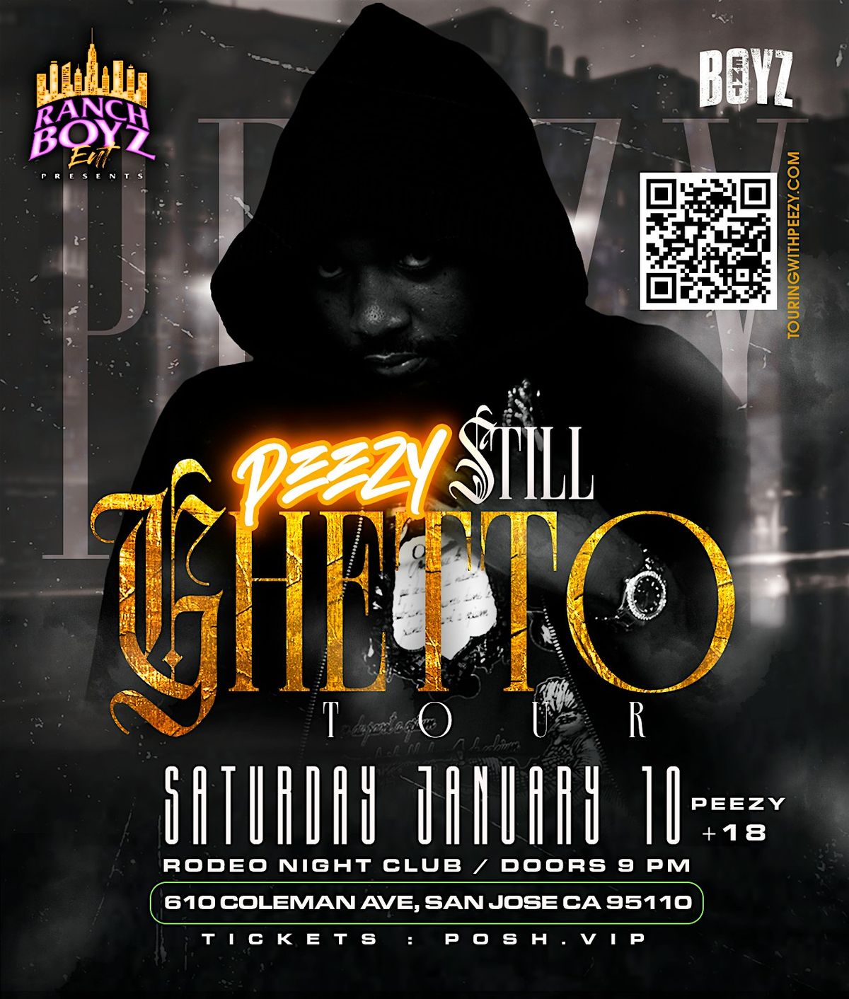 PEEZY LIVE IN SAN JOSE @ RODEO RIO-18+, 11 January | Event in San Jose | AllEvents