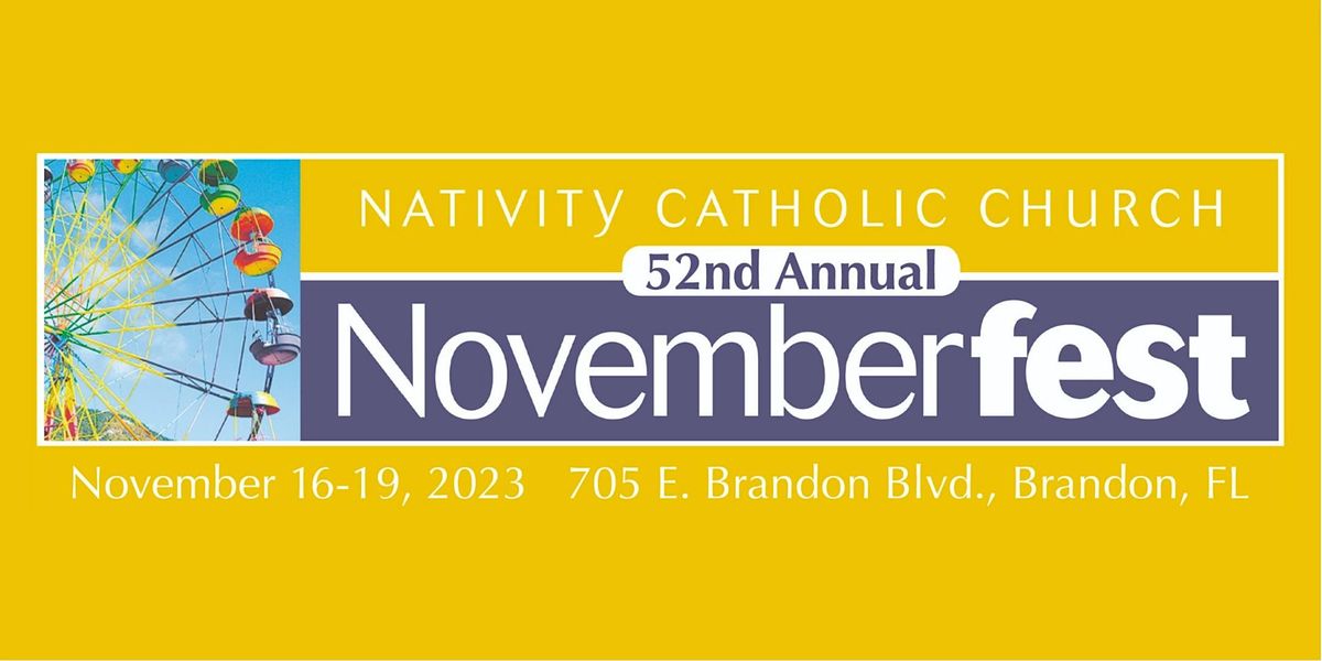 Novemberfest 2023, Nativity Catholic Church Novemberfest Field