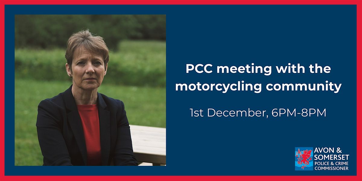 PCC meeting with the motorcycling community, 1 December | Event in Bristol | AllEvents