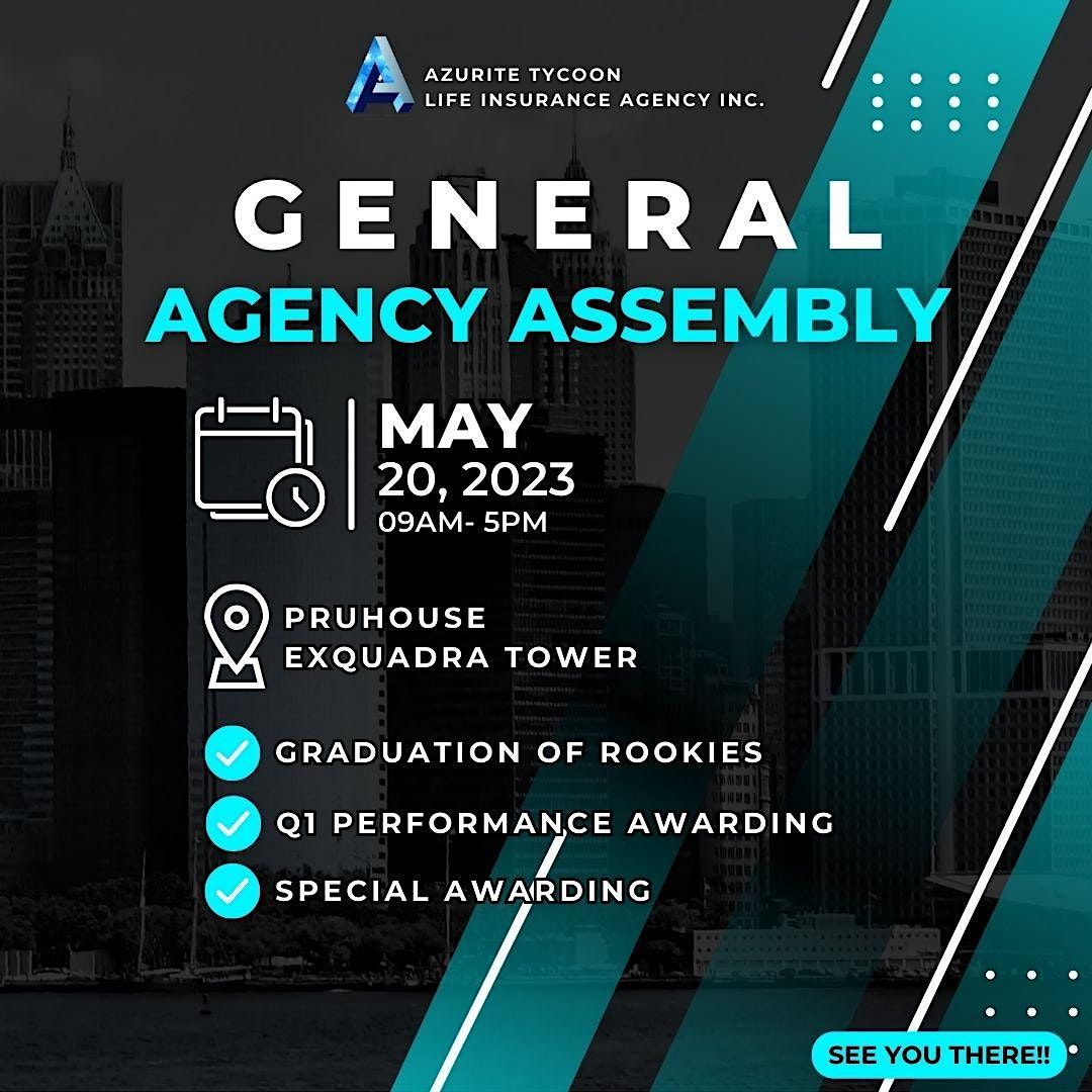 GENERAL AGENCY ASSEMBLY, Exquadra Tower Jade Drive Entrance, Pasig
