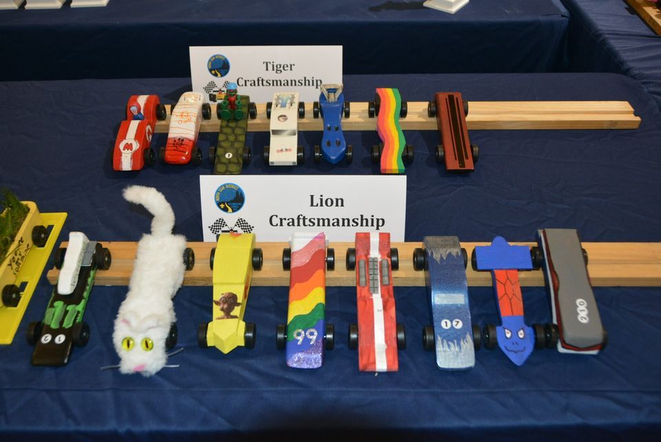District Pinewood Derby, Triangle Town Center, Garner, February 24 2025