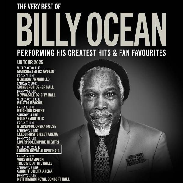 Billy Ocean Newcastle Upon Tyne Tickets, 9 June | Event in Newcastle Upon Tyne | AllEvents