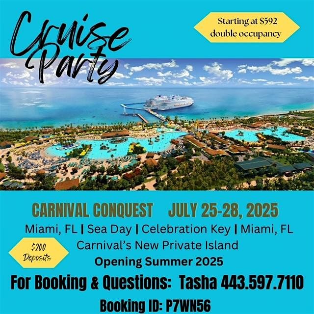 Carnival Weekend Cruise Summer 2025, 25 July | Event in Miami | AllEvents
