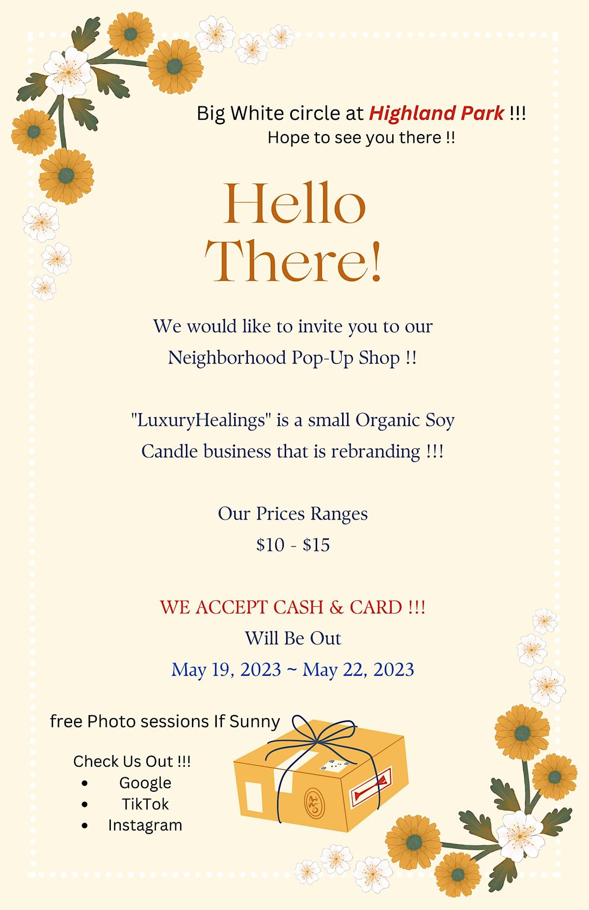 LuxuryHealings (ReBranding) Event !!!, Jackie Robinson Parkway