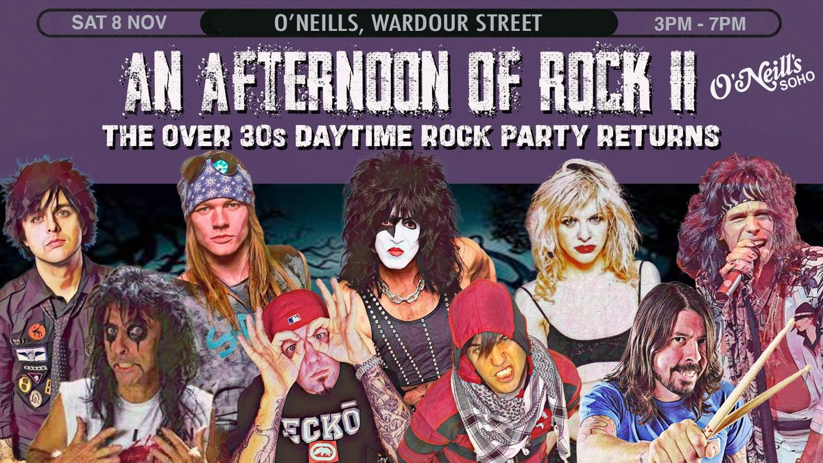 LONDON An Afternoon of Rock II - Rock/Metal for the over 30s: 3pm-7pm, 8th November, 8 November | AllEvents