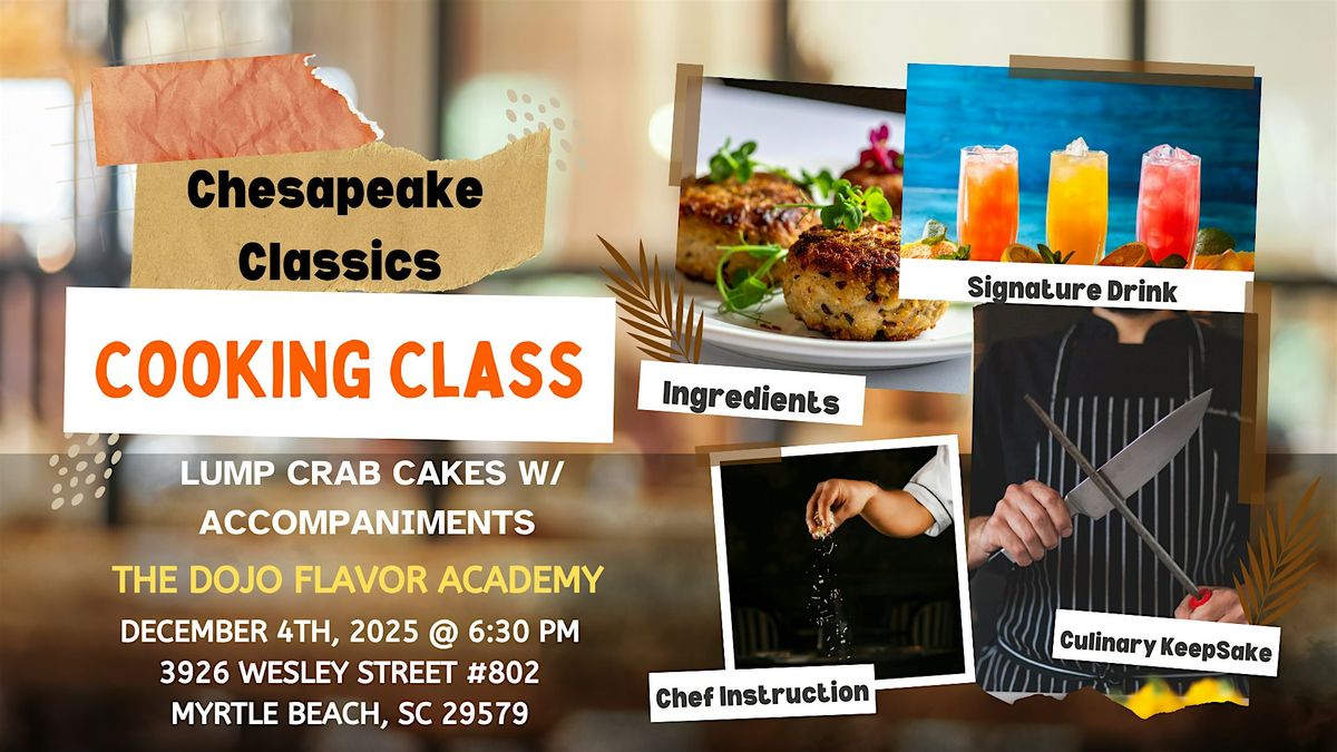 Chesapeake Cooking Class, 4 December | Event in Myrtle Beach | AllEvents