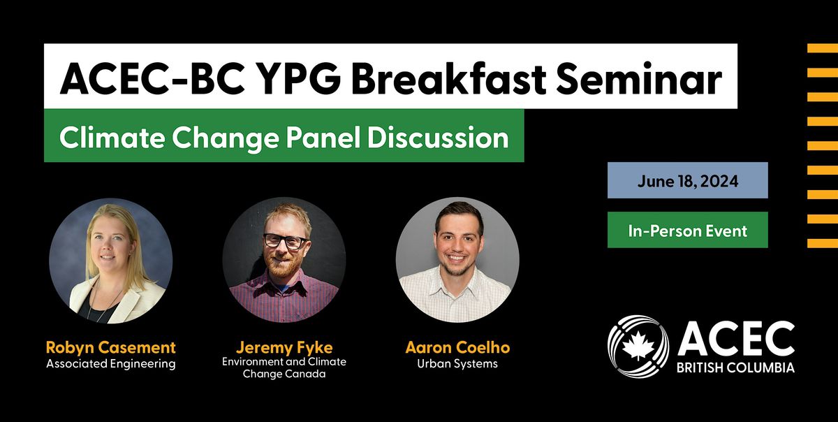ACECBC Okanagan YPG Breakfast Climate Change, Coast Capri Hotel, Kelowna, 18 June 2024