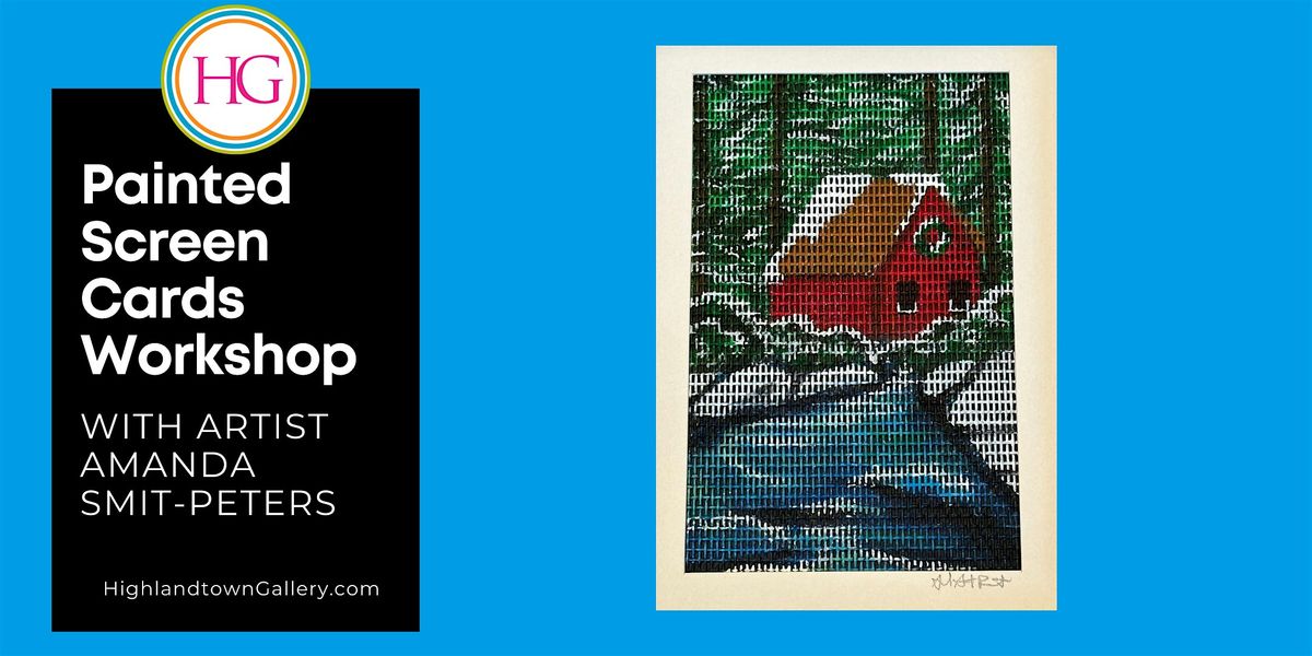 Painted Screen Cards Workshop with Artist Amanda Smit-Peters | Event in Baltimore | AllEvents
