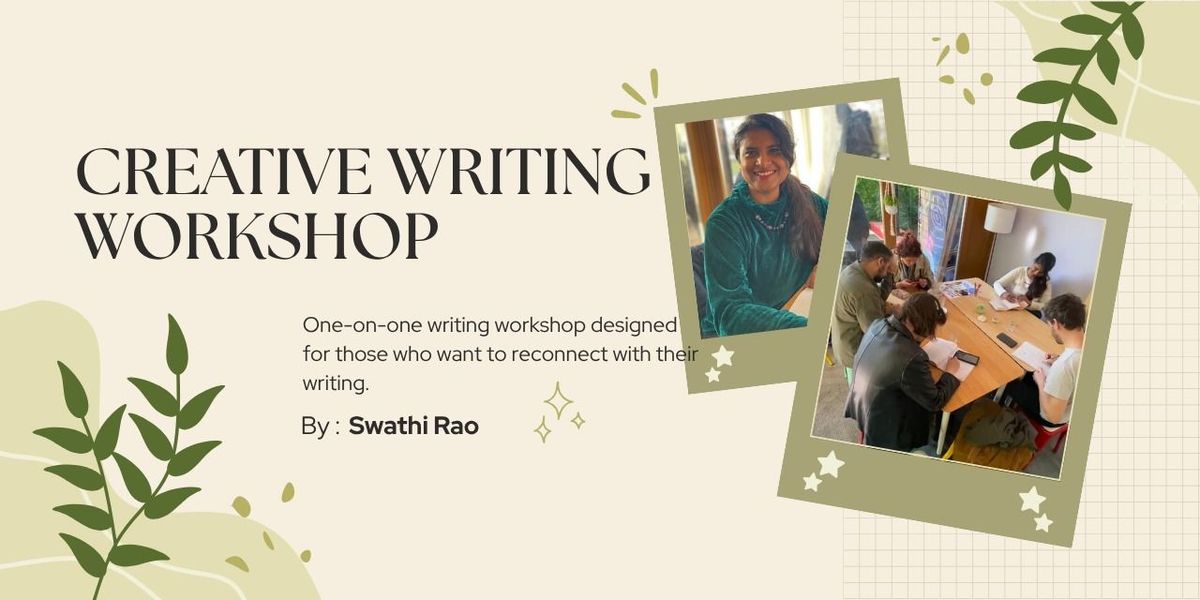 Creative Writing Workshop, 27 July | Event in Bangalore | AllEvents