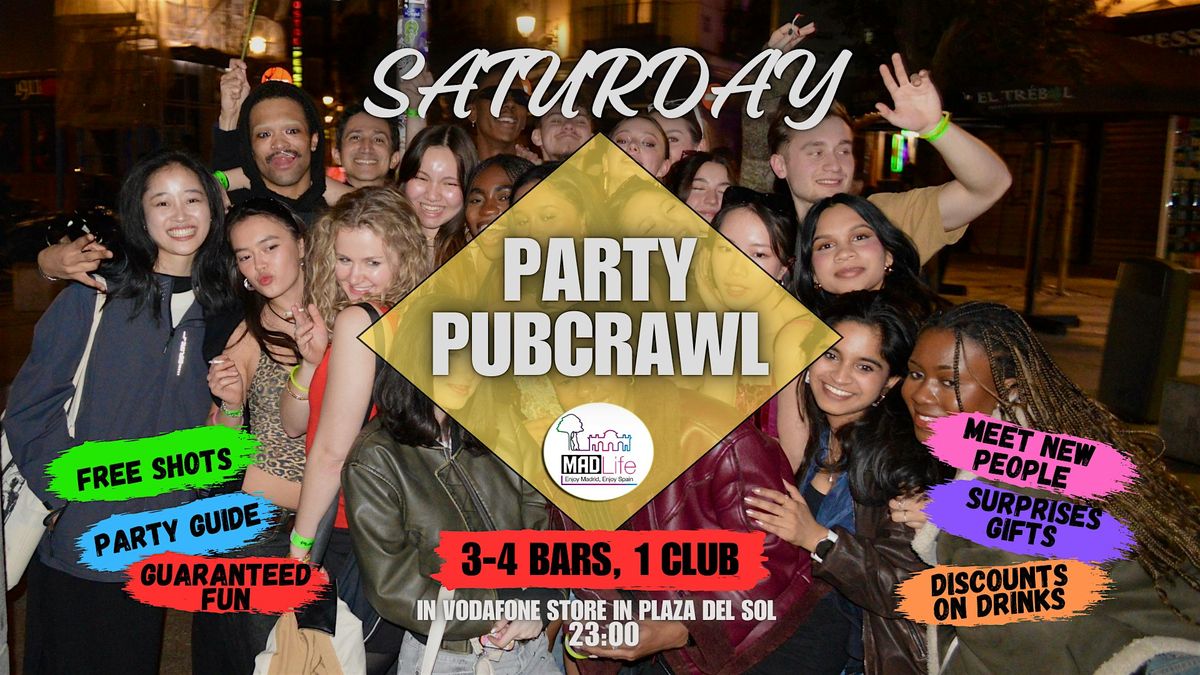 Saturday International Meeting Bar Crawl & Fiesta! | Event in Madrid | AllEvents