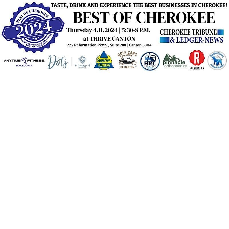 Best of Cherokee 2024 Showcase, Thrive Canton at The Mill on Etowah, 11  April 2024 | AllEvents.in