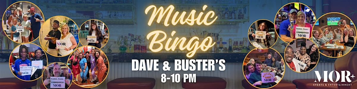 MOR Mingo @ Dave & Buster's (Concord) | Event in Concord | AllEvents