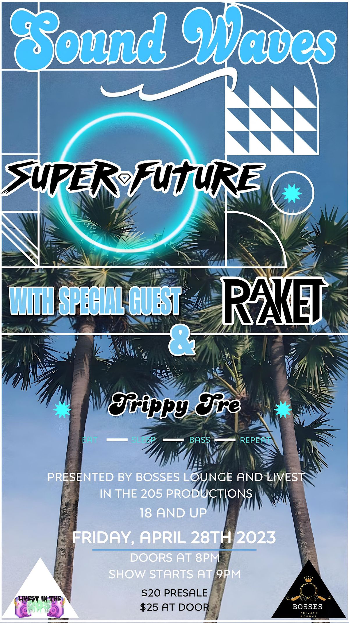 Spectrum Tour featuring Super Future w/ support from Raaket and Trippy