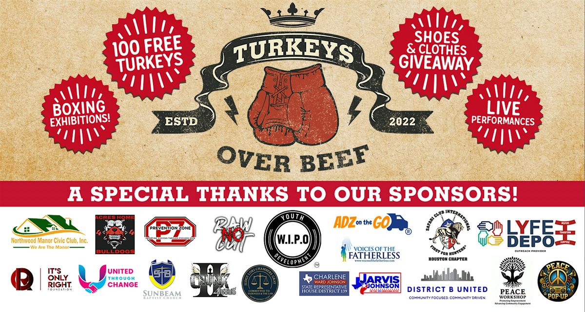 Turkeys Over Beef 3 | Event in Houston | AllEvents