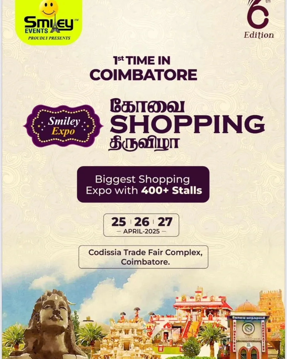 CSF - COIMBATORE SHOPPING FESTIVAL 2025, 1 December | Event in Coimbatore | AllEvents