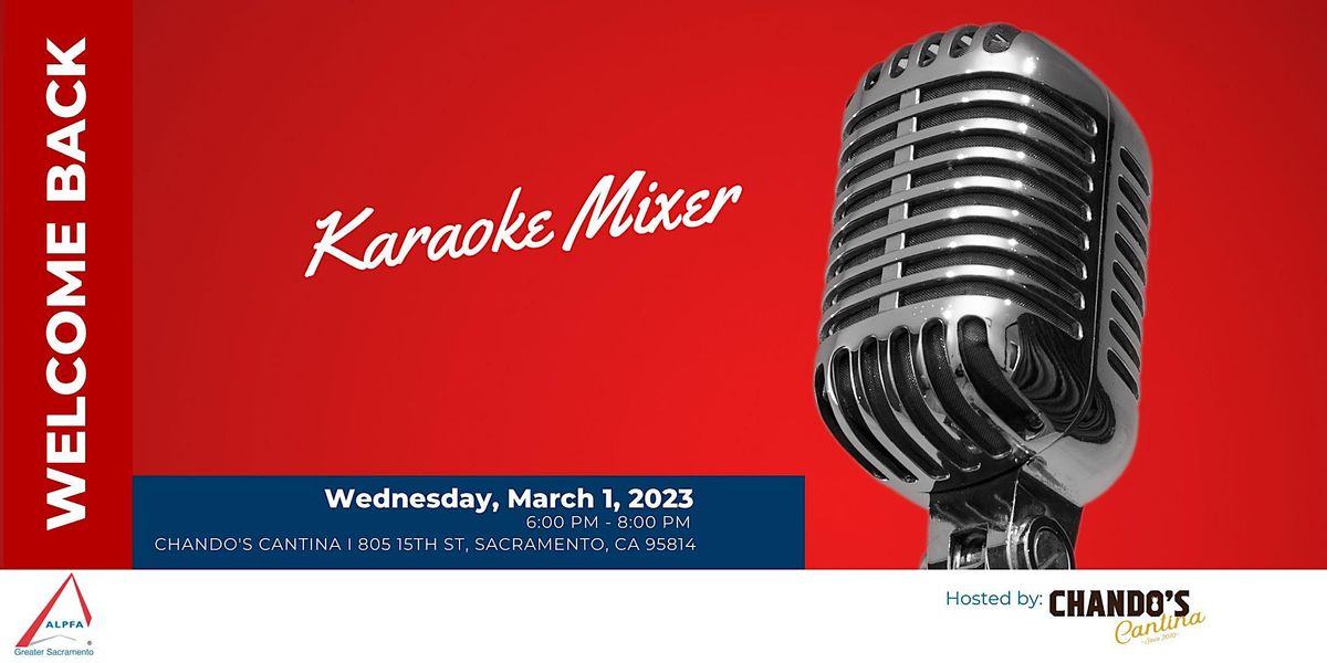 Back Karaoke Mixer, Chando’s Cantina, Sacramento, March 1