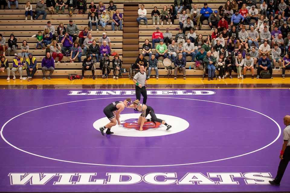 Night at the Museum Linfield wrestling at Evergreen Museum, Evergreen