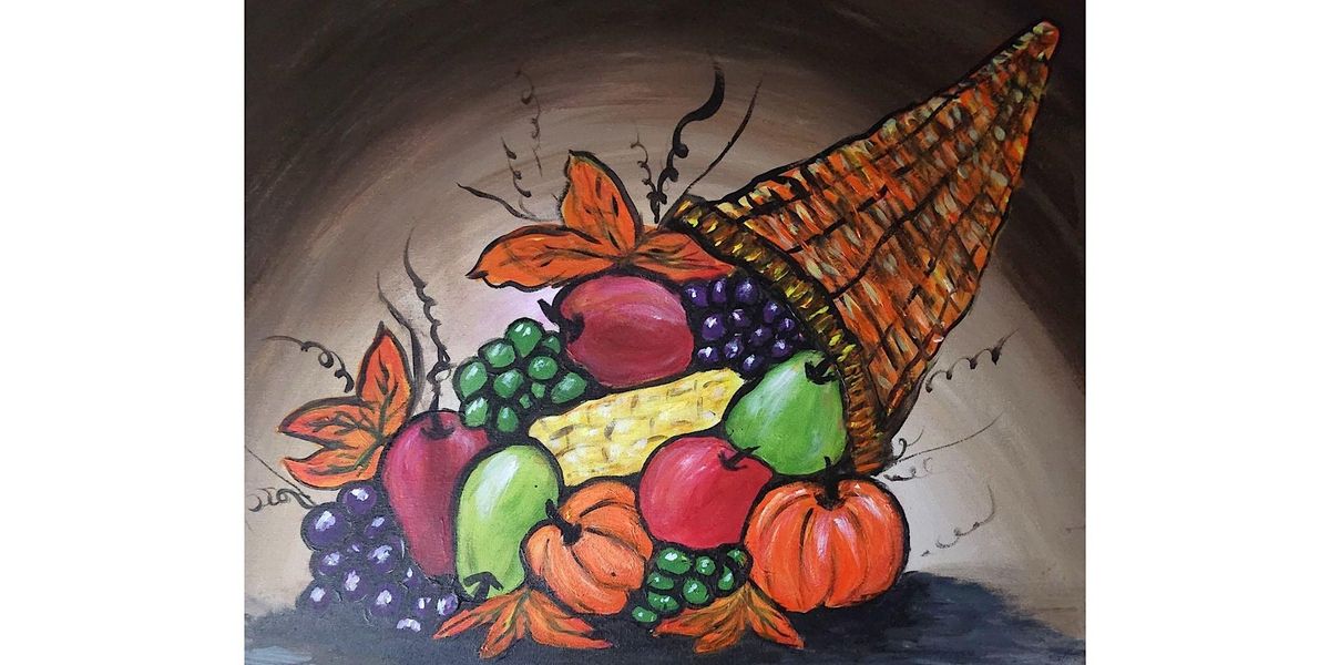 Paint and sip at Back Forty for this beautiful Cornucopia painting
