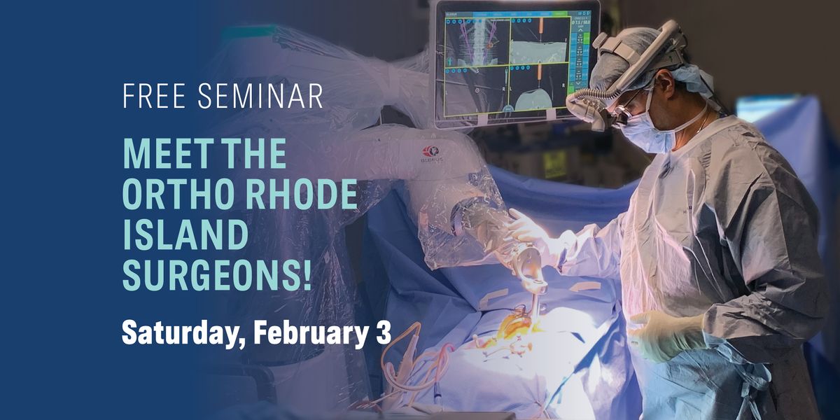 Meet the Ortho Rhode Island Surgeons Kingston, Ryan Center, South