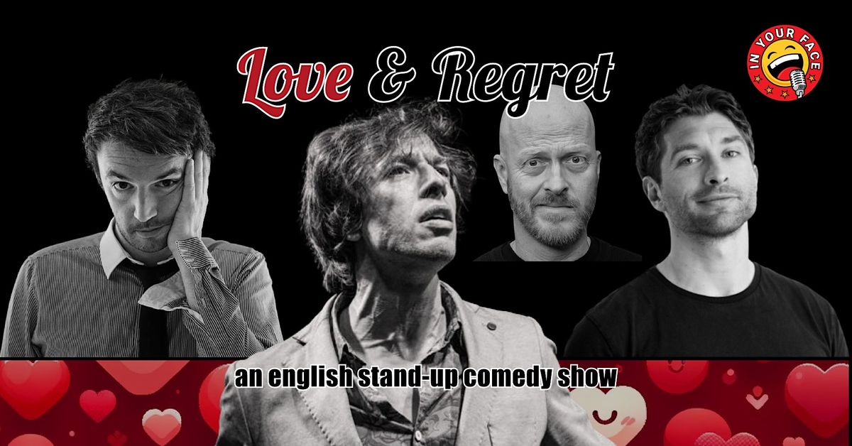 Love & Regret an english standup comedy show, Hotel Rivington & Sons