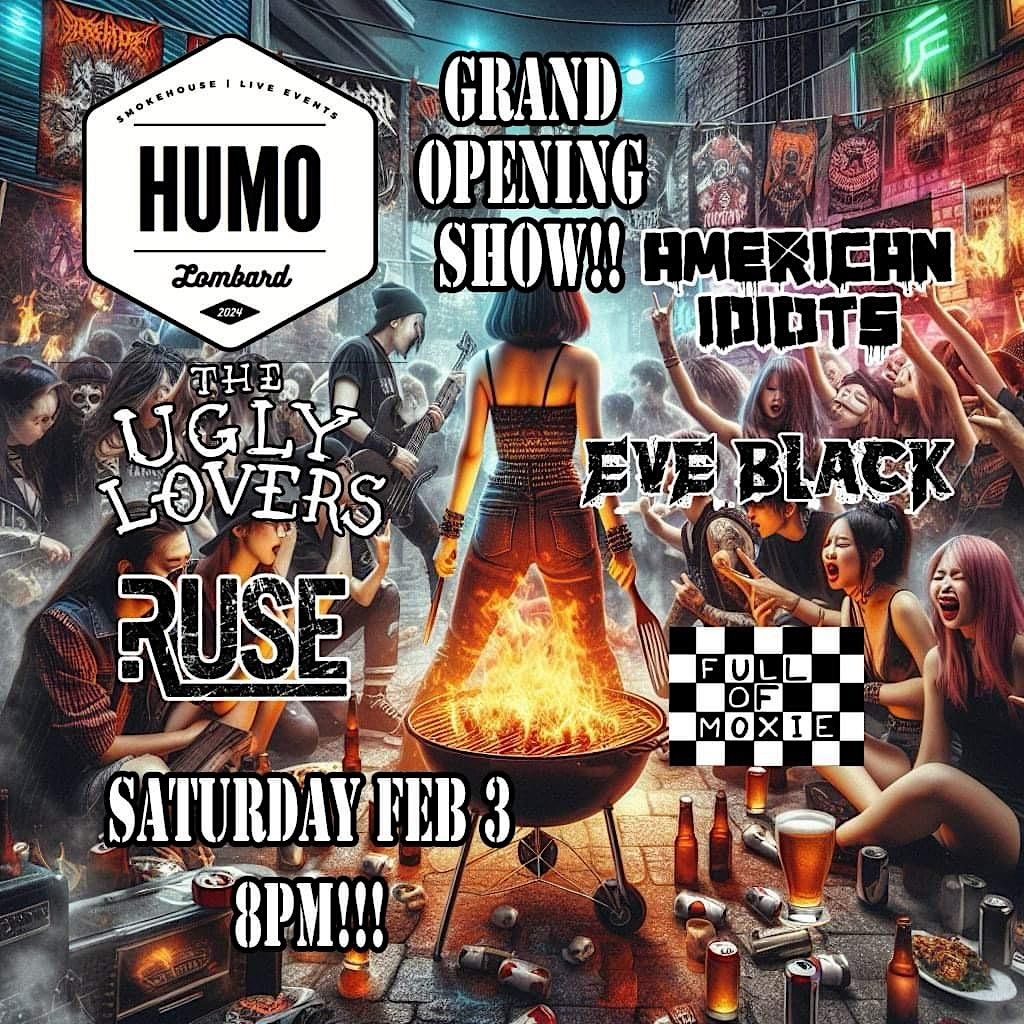 Humo Smokehouse Grand Opening Punk Rock Bash, Humo Smokehouse, Lombard ...