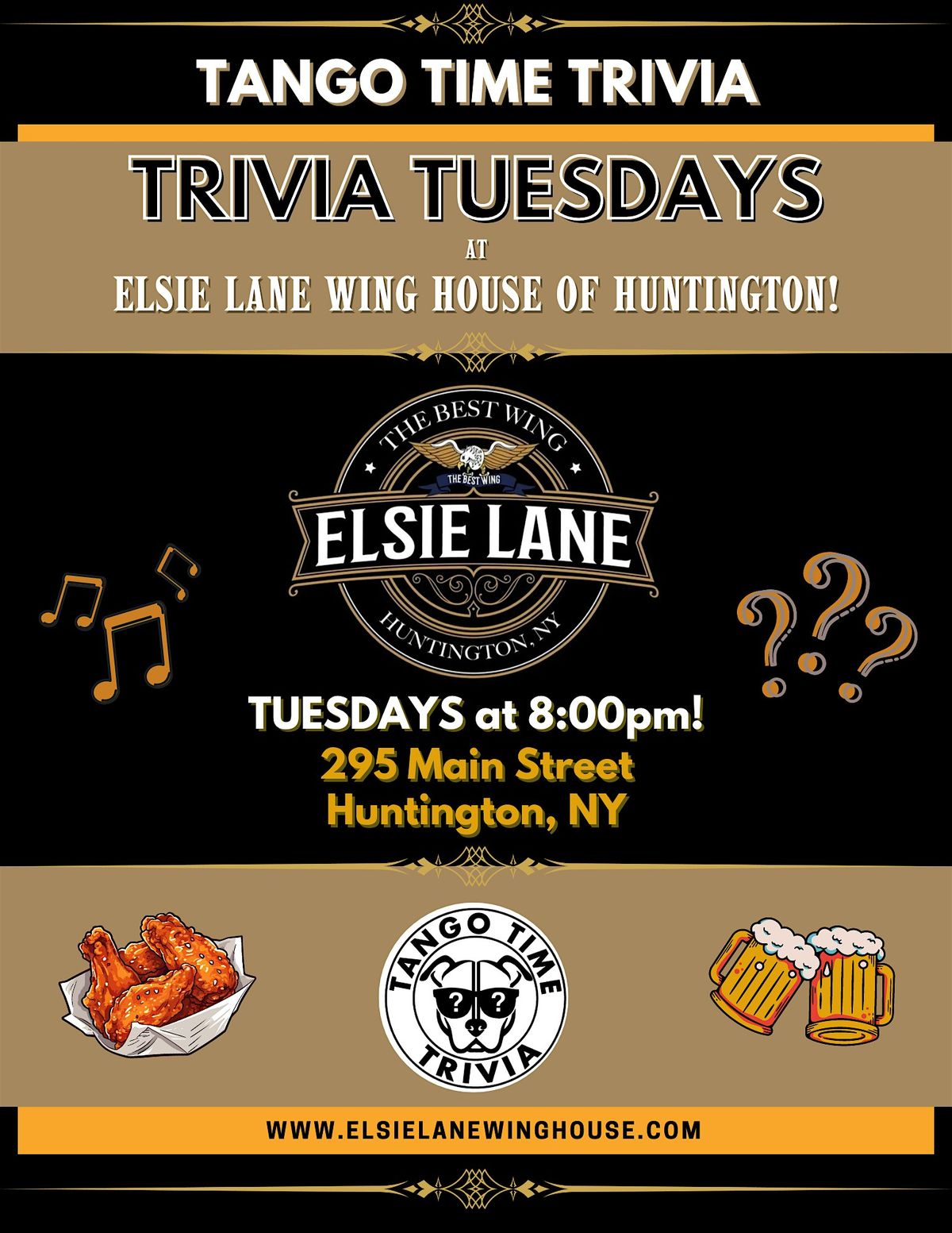 FREE Tuesday Trivia Show! At Elsie Lane Wing House of Huntington