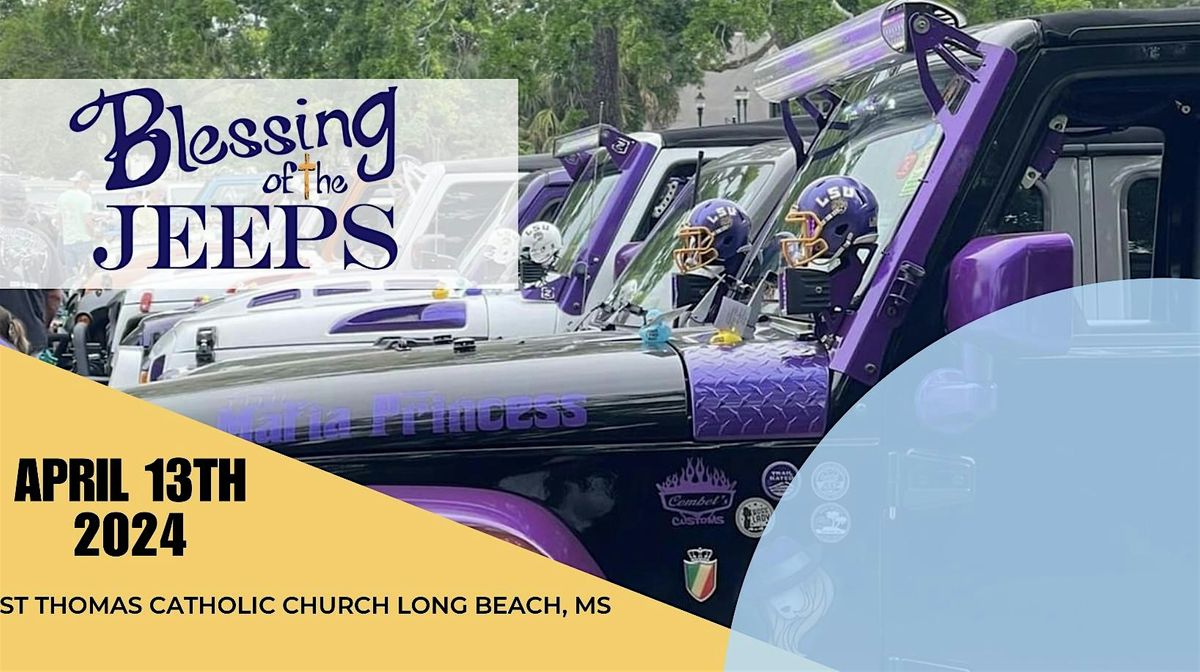 Blessing of the Jeeps, MS 2025, St Thomas Catholic Church, Long Beach