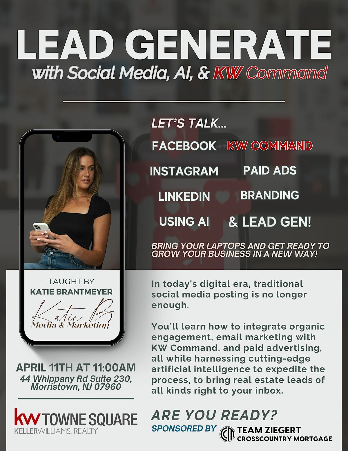 Lead Gen with Social Media, AI & KW Command, Keller Williams Realty