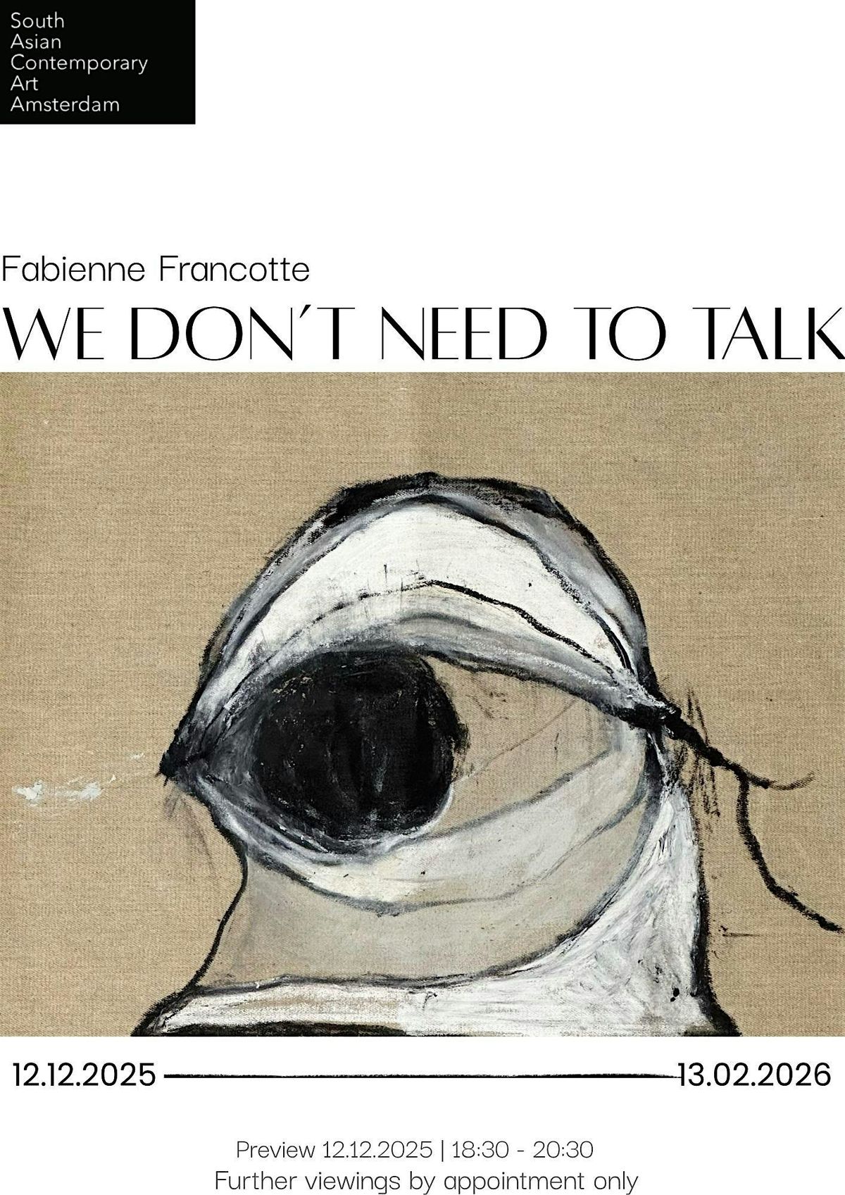 We don't need to talk, Solo Show by Fabienne Francotte, 12 December | Event in Amsterdam | AllEvents