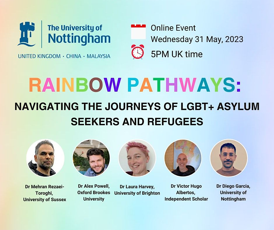 Rainbow Pathways: Navigating the Journeys of LGBT+ Asylum Seekers, 31 May | Online Event | AllEvents.in