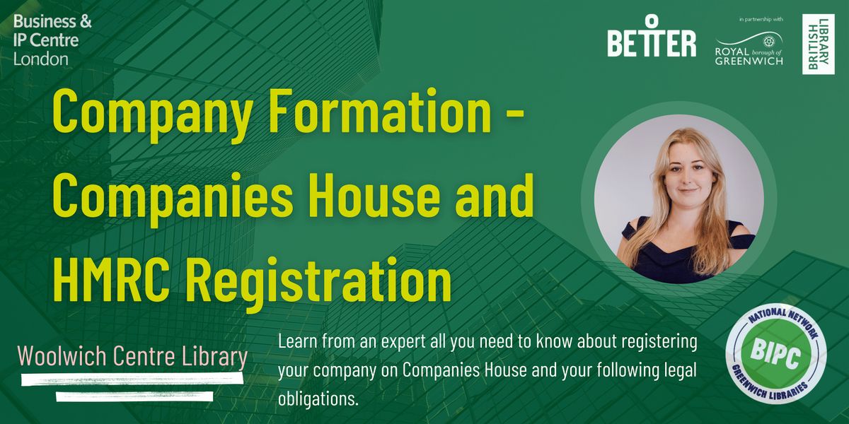 Company Formation Companies House and HMRC Registration, Woolwich
