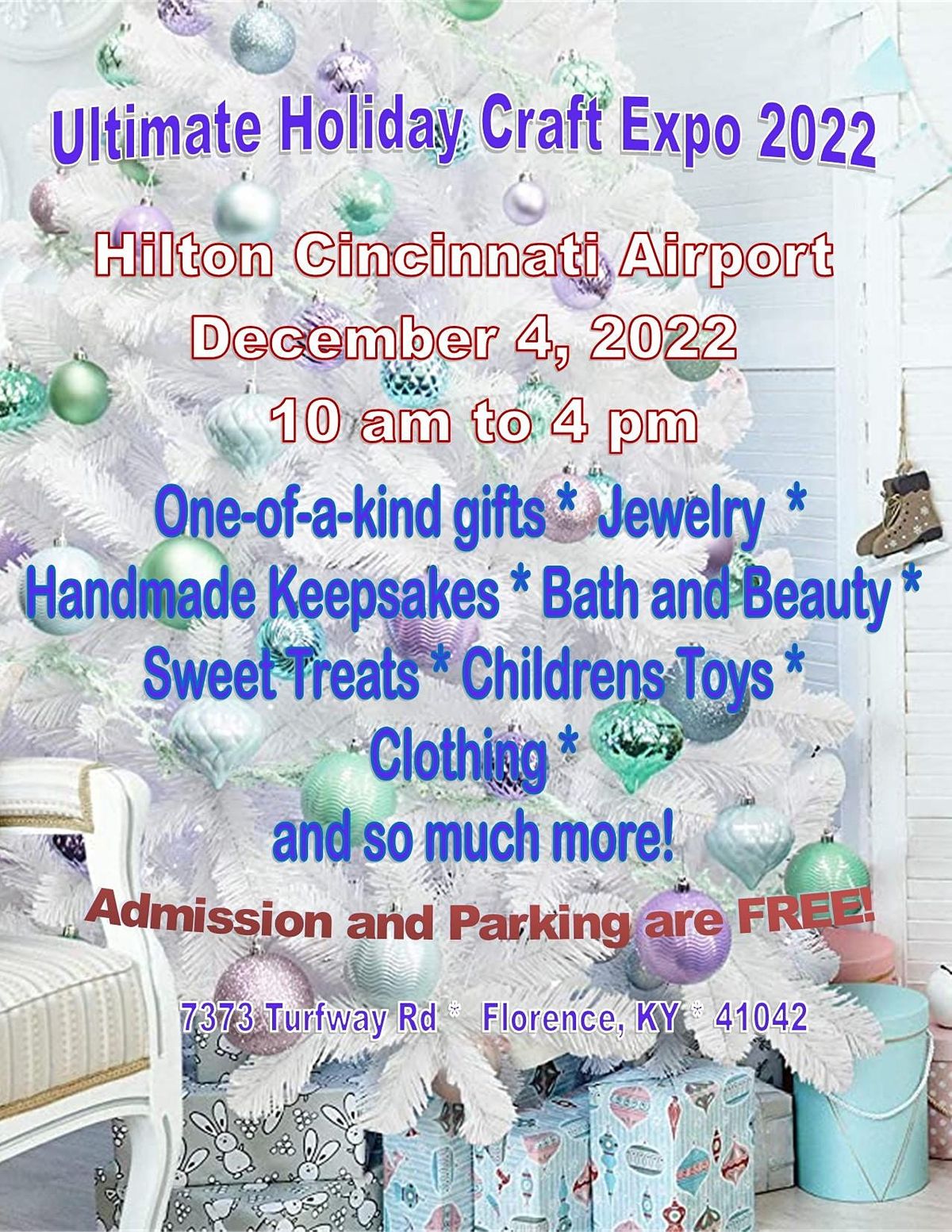 ULTIMATE HOLIDAY CRAFT EXPO 2025, Hilton Cincinnati Airport, Florence