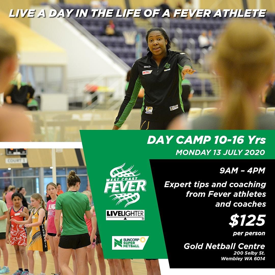West Cost Fever July Day Camp At State Netball Centre Jolimont