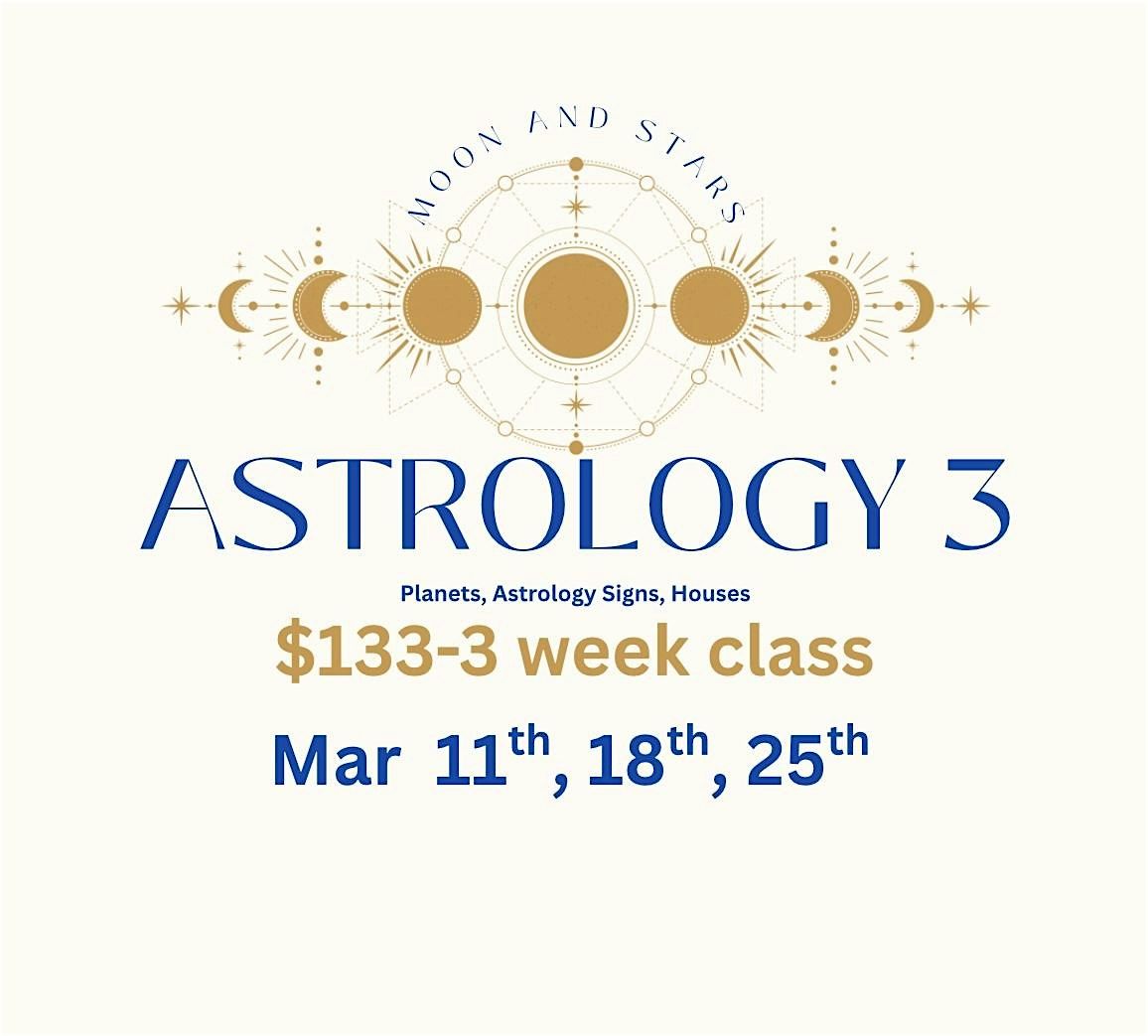 Astrology 3 Class, 11 March | Event in Madison Heights | AllEvents