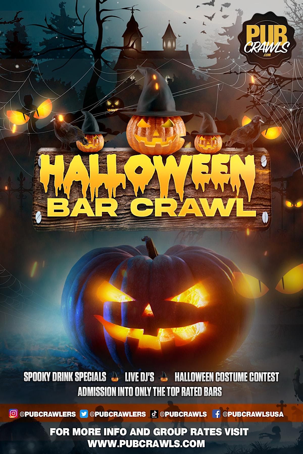 Official Halloween Bar Crawl Wilmington, Wilmingtons Best Bars, October