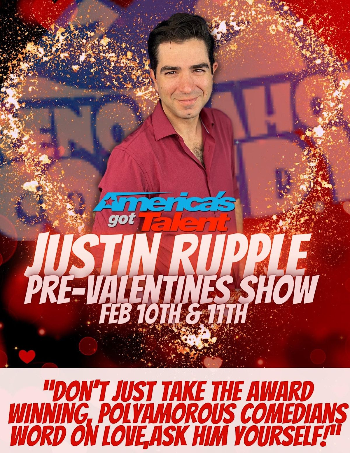 Reno Tahoe Comedy - Justin Rupple -