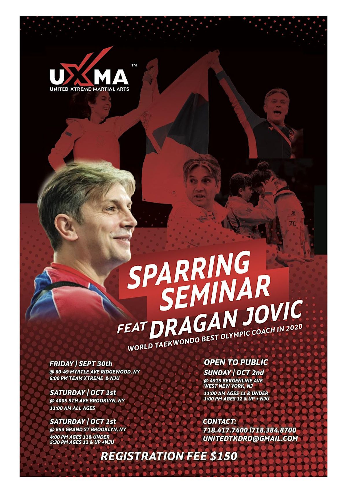 Olympic TKD Sparring Seminar featuring Coach Dragon Jovic, United