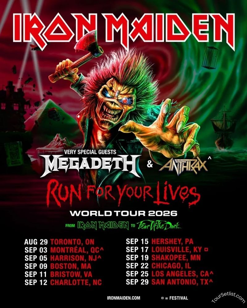 Iron Maiden Shakopee Tickets, 19 September | Event in Shakopee, Minneapolis | AllEvents